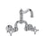 Rohl A1418XM-2 Acqui Wall Mount Bridge Lavatory Faucet With Column Spout - Parent