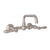 Rohl A1423LM-2 Acqui Wall Mount Bridge Lavatory Faucet With U-Spout