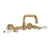 Rohl A1423LP-2 Acqui Wall Mount Bridge Lavatory Faucet With U-Spout