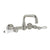 Rohl A1423LP-2 Acqui Wall Mount Bridge Lavatory Faucet With U-Spout