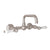 Rohl A1423LP-2 Acqui Wall Mount Bridge Lavatory Faucet With U-Spout