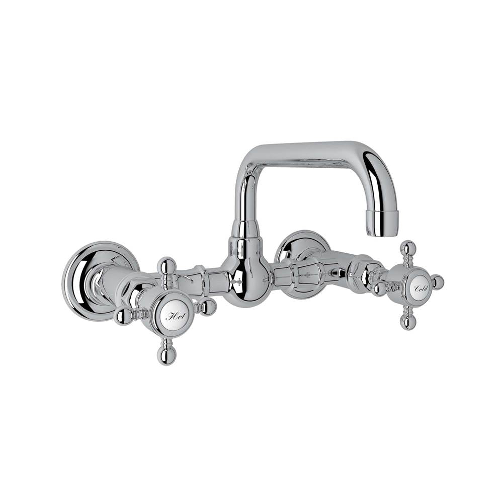 Rohl A1423XM-2 Acqui Wall Mount Bridge Lavatory Faucet With U-Spout - Parent