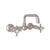 Rohl A1423XM-2 Acqui Wall Mount Bridge Lavatory Faucet With U-Spout