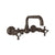 Rohl A1423XM-2 Acqui Wall Mount Bridge Lavatory Faucet With U-Spout