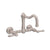 Rohl A1456LM-2 Acqui Wall Mount Bridge Kitchen Faucet With Column Spout
