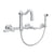 Rohl A1456LMWS-2 Acqui Wall Mount Bridge Kitchen Faucet With Sidespray And Column Spout - Parent