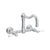 Rohl A1456LP-2 Acqui Wall Mount Bridge Kitchen Faucet With Column Spout - Parent