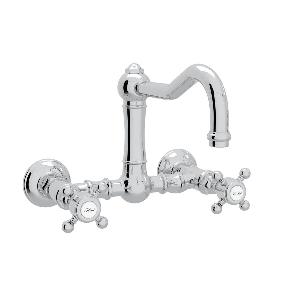 Rohl A1456XM-2 Acqui Wall Mount Bridge Kitchen Faucet With Column Spout - Parent