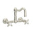 Rohl A1456XM-2 Acqui Wall Mount Bridge Kitchen Faucet With Column Spout