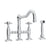 Rohl A1458XMWS-2 Acqui Bridge Kitchen Faucet With Side Spray - Parent