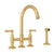 Rohl A1461LMWS-2 San Julio Bridge Kitchen Faucet With Side Spray