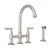 Rohl A1461LMWS-2 San Julio Bridge Kitchen Faucet With Side Spray