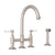 Rohl A1461LPWS-2 San Julio Bridge Kitchen Faucet With Side Spray