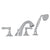 Rohl A1464LM Acqui 4-Hole Deck Mount Tub Filler - Parent