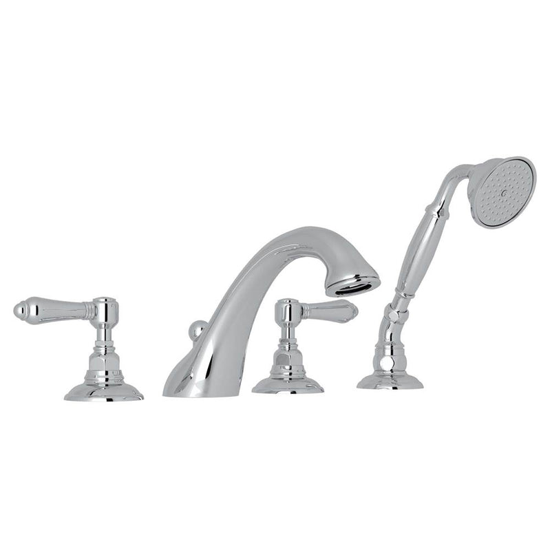 Rohl A1464LM Acqui 4-Hole Deck Mount Tub Filler - Parent