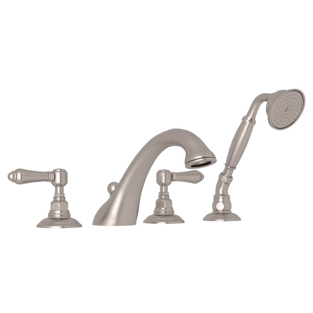 Rohl A1464LM Acqui 4-Hole Deck Mount Tub Filler