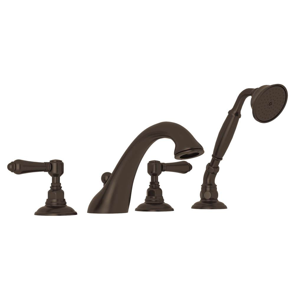 Rohl A1464LM Acqui 4-Hole Deck Mount Tub Filler