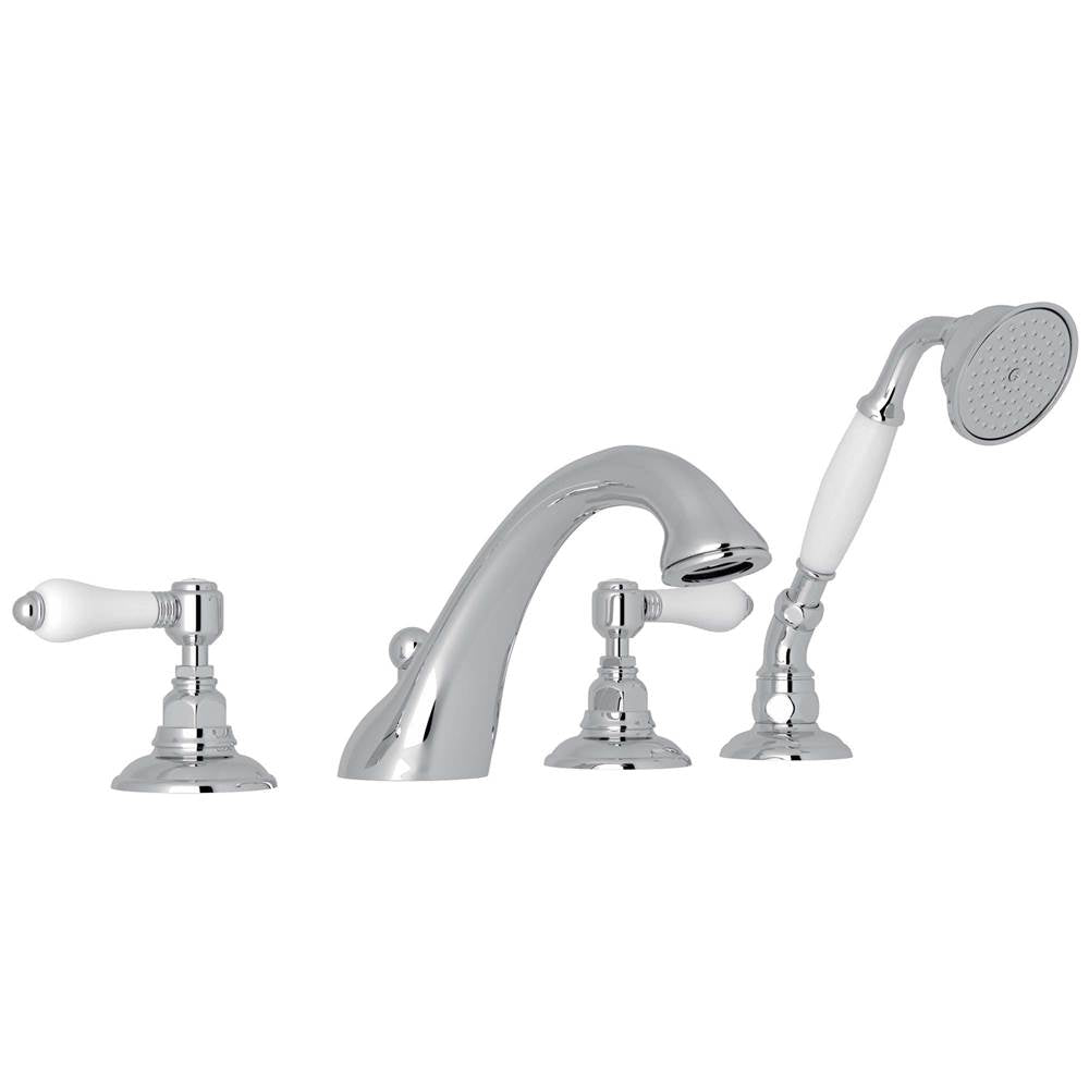 Rohl A1464LP Acqui 4-Hole Deck Mount Tub Filler - Parent