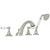 Rohl A1464LP Acqui 4-Hole Deck Mount Tub Filler
