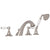 Rohl A1464LP Acqui 4-Hole Deck Mount Tub Filler