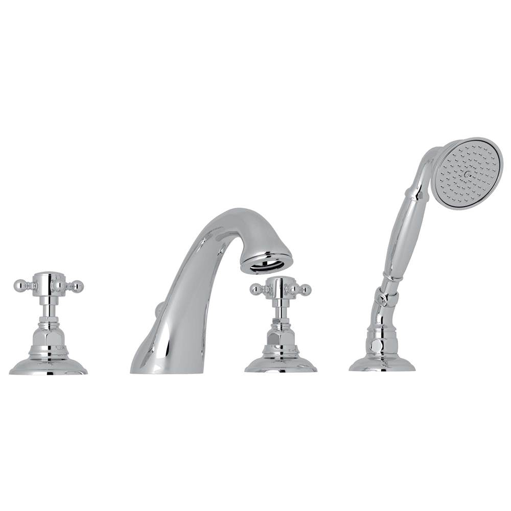 Rohl A1464XM Acqui 4-Hole Deck Mount Tub Filler - Parent