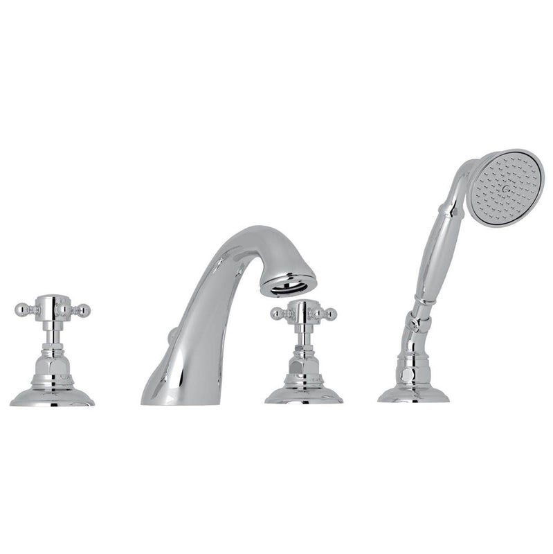 Rohl A1464XM Acqui 4-Hole Deck Mount Tub Filler - Parent