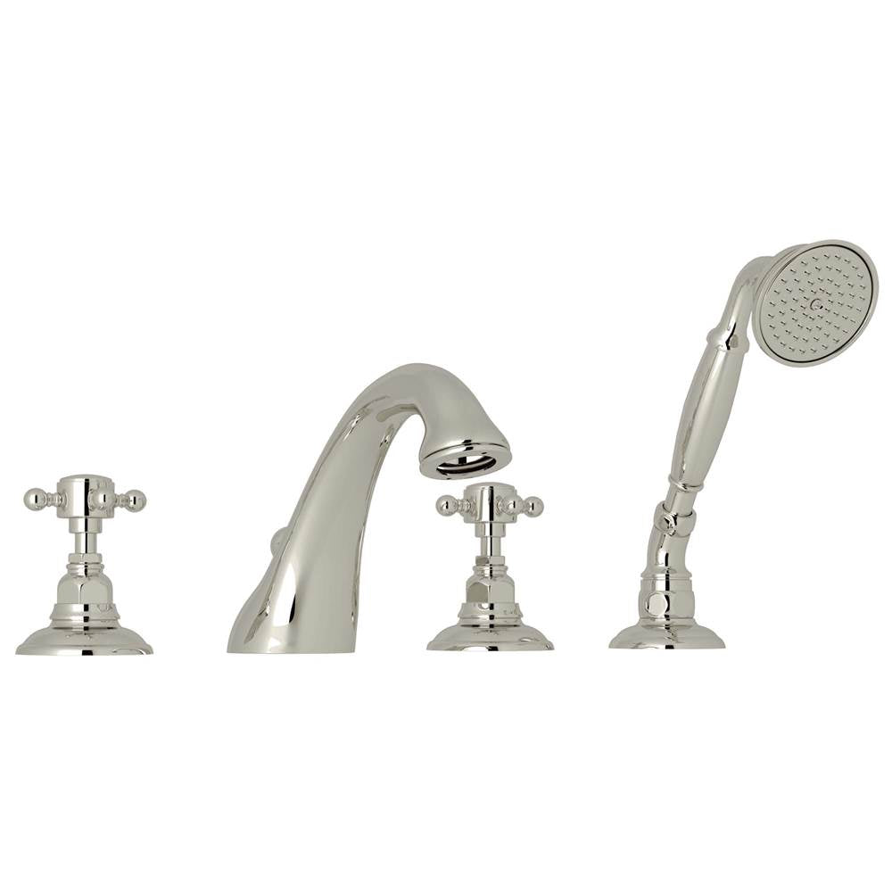 Rohl A1464XM Acqui 4-Hole Deck Mount Tub Filler