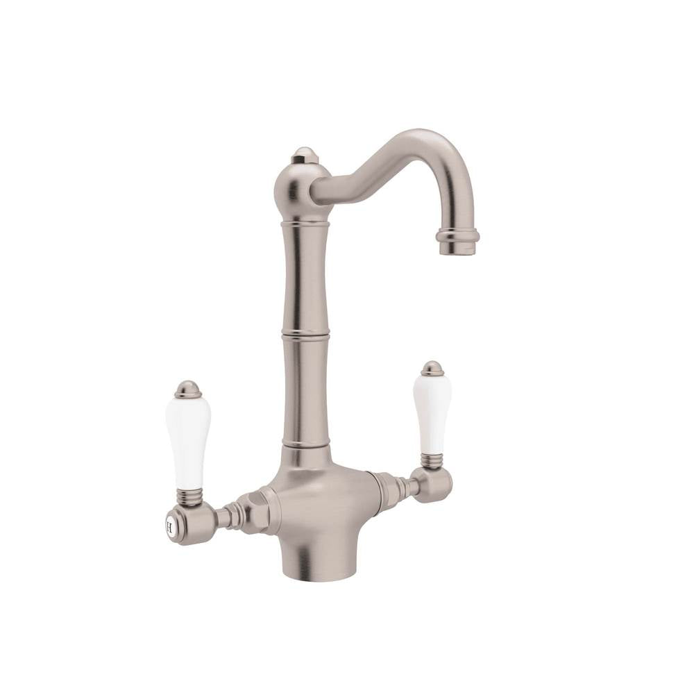 Rohl A1680LP-2 Acqui Two Handle Bar/Food Prep Kitchen Faucet