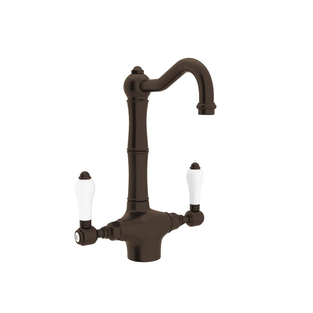Rohl A1680LP-2 Acqui Two Handle Bar/Food Prep Kitchen Faucet