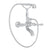 Rohl A1901LM Palladian Exposed Wall Mount Tub Filler - Parent