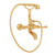 Rohl A1901LM Palladian Exposed Wall Mount Tub Filler