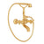 Rohl A1901XM Palladian Exposed Wall Mount Tub Filler