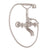 Rohl A1901XM Palladian Exposed Wall Mount Tub Filler