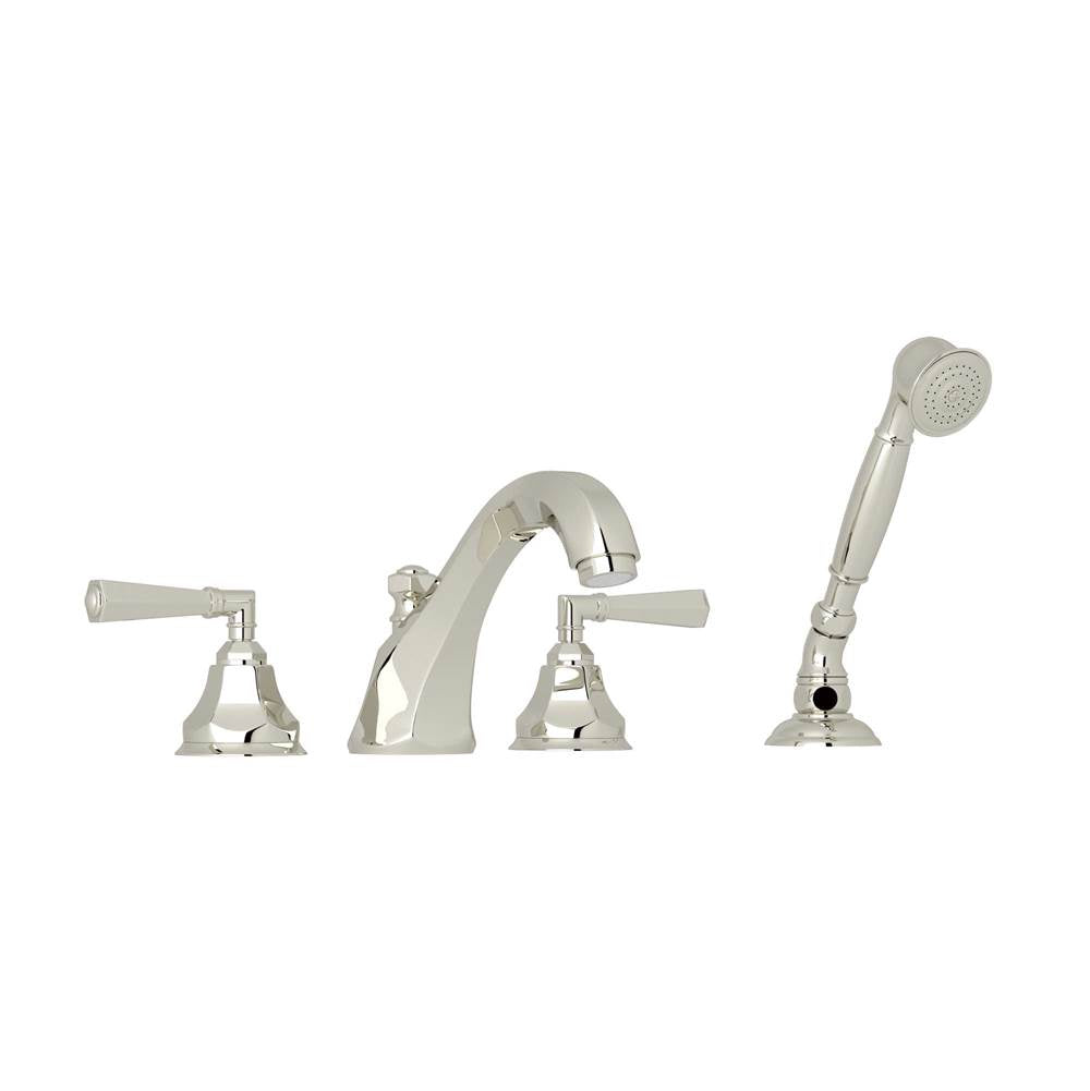Rohl A1904LM Palladian 4-Hole Deck Mount Tub Filler
