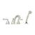 Rohl A1904LM Palladian 4-Hole Deck Mount Tub Filler