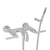 Rohl A2202LM Lombardia Exposed Wall Mount Tub Filler - Parent