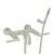 Rohl A2202LM Lombardia Exposed Wall Mount Tub Filler