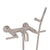 Rohl A2202LM Lombardia Exposed Wall Mount Tub Filler