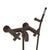 Rohl A2202XM Lombardia Exposed Wall Mount Tub Filler