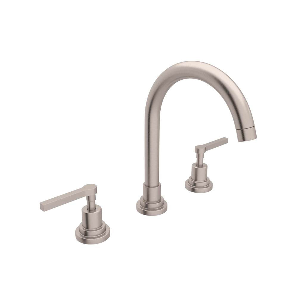 Rohl A2208LM-2 Lombardia Widespread Lavatory Faucet With C-Spout
