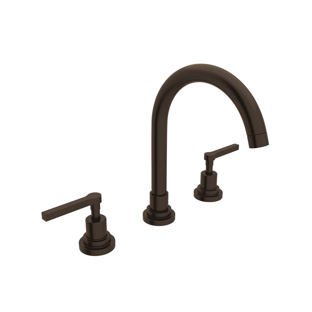 Rohl A2208LM-2 Lombardia Widespread Lavatory Faucet With C-Spout