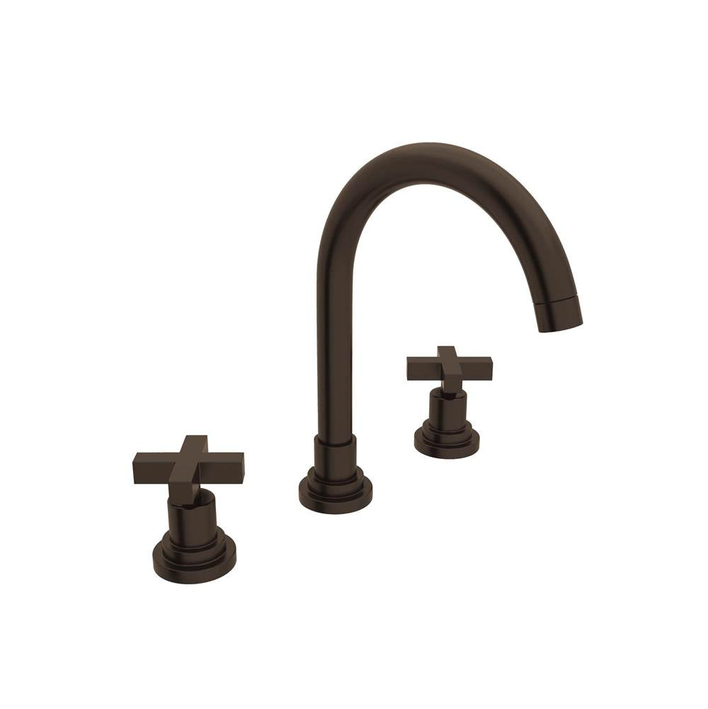 Rohl A2208XM-2 Lombardia Widespread Lavatory Faucet With C-Spout