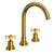 Rohl A2208XM-2 Lombardia Widespread Lavatory Faucet With C-Spout