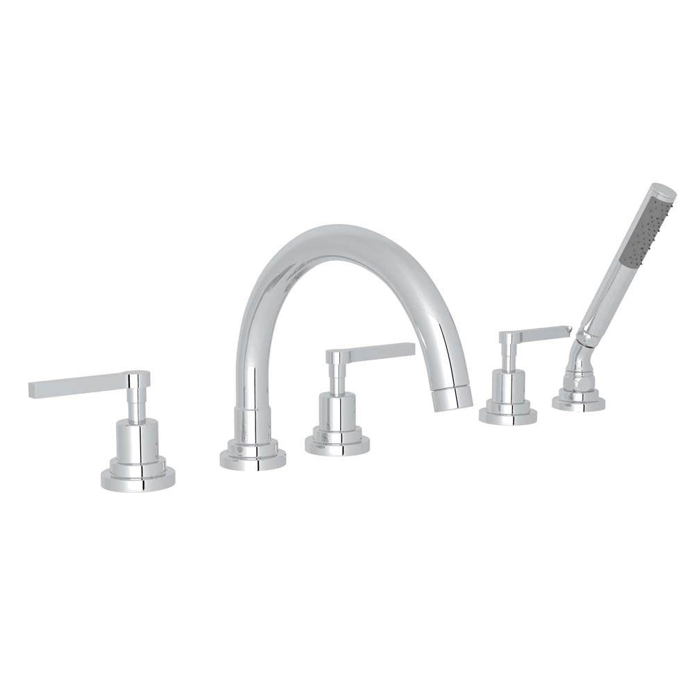 Rohl A2214LM Lombardia 5-Hole Deck Mount Tub Filler With C-Spout - Parent