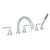 Rohl A2214LM Lombardia 5-Hole Deck Mount Tub Filler With C-Spout - Parent