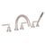 Rohl A2214LM Lombardia 5-Hole Deck Mount Tub Filler With C-Spout