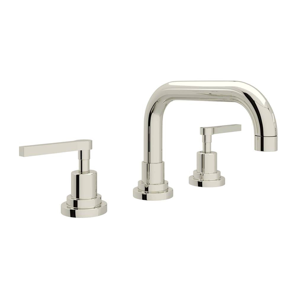 Rohl A2218LM-2 Lombardia Widespread Lavatory Faucet With U-Spout