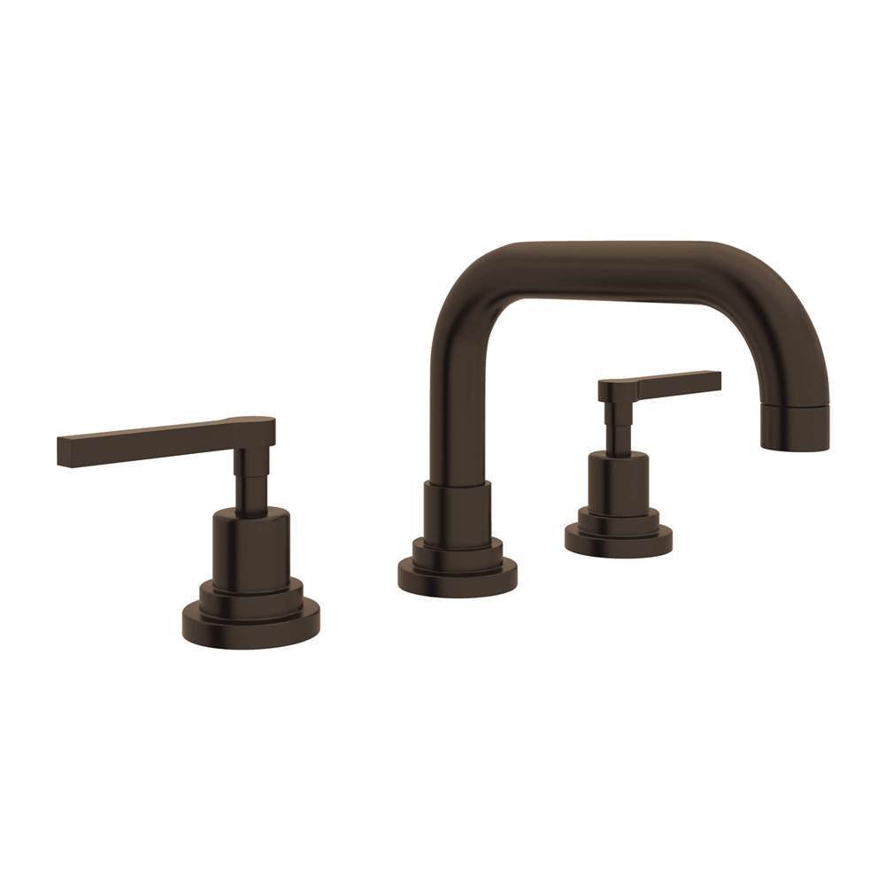 Rohl A2218LM-2 Lombardia Widespread Lavatory Faucet With U-Spout