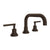 Rohl A2218LM-2 Lombardia Widespread Lavatory Faucet With U-Spout