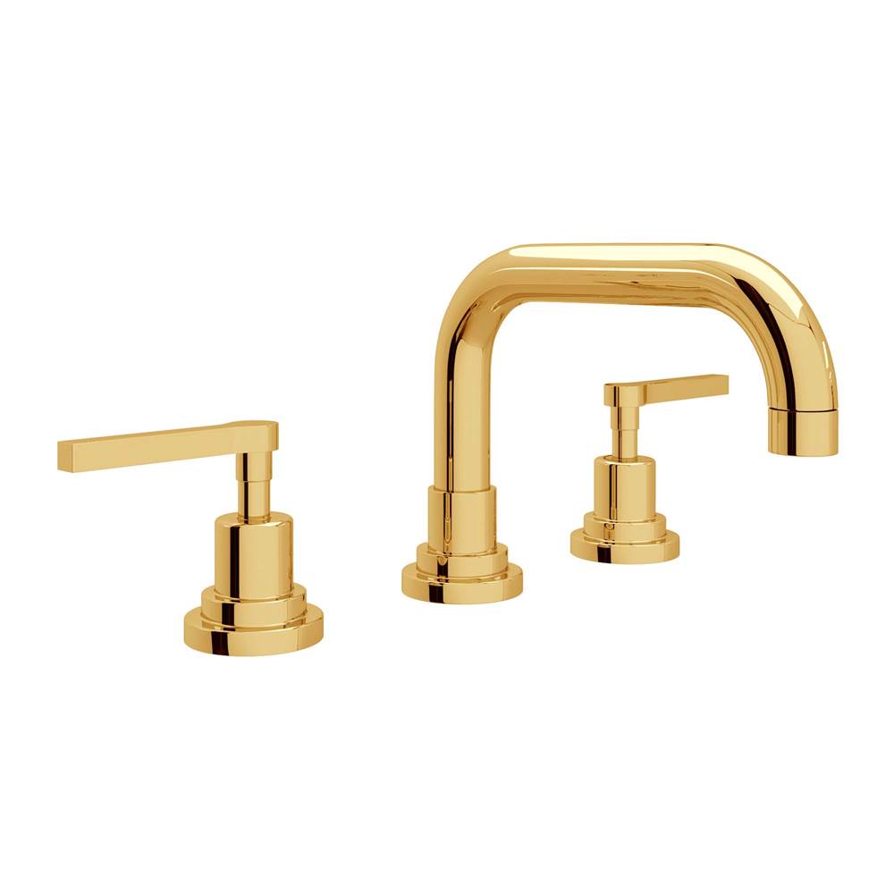 Rohl A2218LM-2 Lombardia Widespread Lavatory Faucet With U-Spout